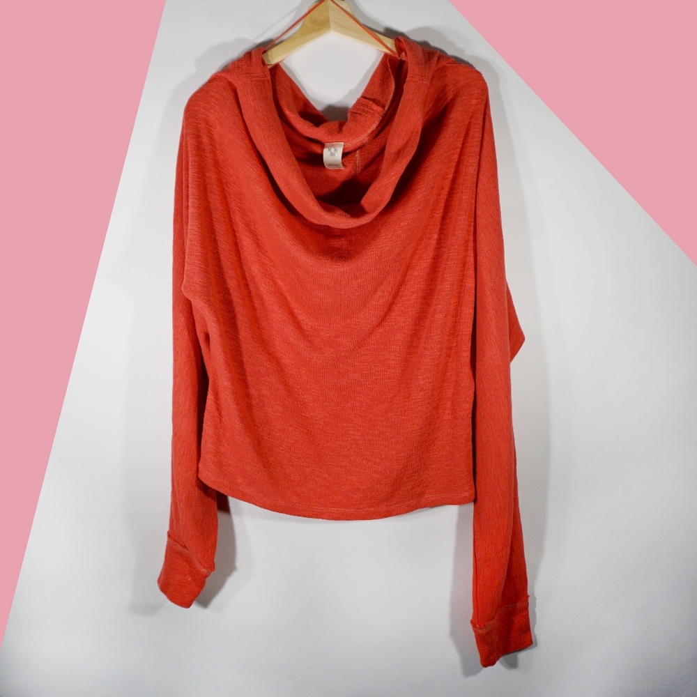 We The Free Cowl Neck Long Sleeve Sweater Large